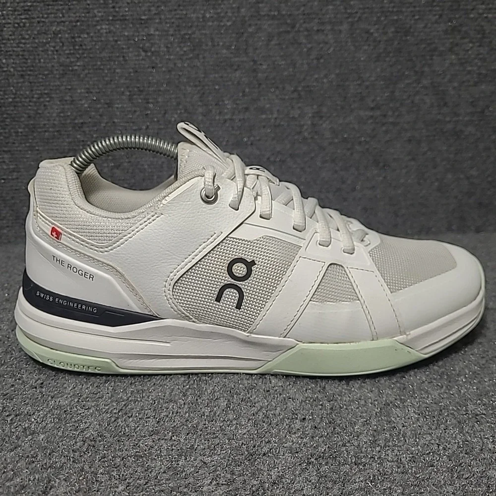 On The Roger Clubhouse Pro, White/Lima, Men's 8 Medium‎ US